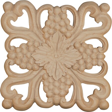 Osborne Wood Products 6 x 6 x 1/2 Grape Square in Red Oak 7550O